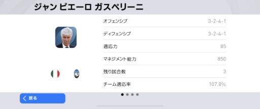 ガスペリーニ 3241 人選解説 Color ウイイレアプリ Efootball 攻略 ゲームウィキ Jp